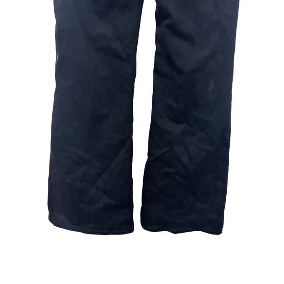 Joes Jeans High Rise Flare Jeans Button Zipper Fly Solid Black Women's 29 NWT - Picture 7 of 10